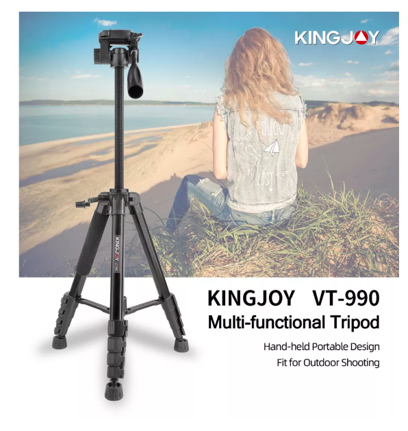 Штатив KingJoy VT-990S Tripod Stand Multifunctional 1,68 м - фото 7