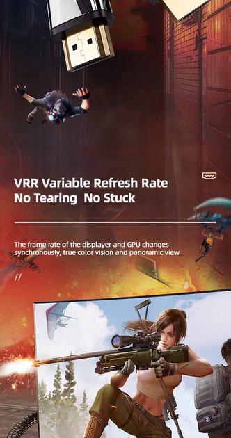 Кабель для зарядки Usams 8K ULTRA HD/HDMI to HDMI 2.1/3 м 8K - фото 6 Кабель для зарядки Usams 8K ULTRA HD/HDMI to HDMI 2.1/3 м 8K - фото 6