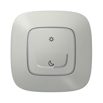 Вимикач розумний бездротовий Legrand Celiane with NETATMO день/ніч сценарний Алюмінієвий (23231154)