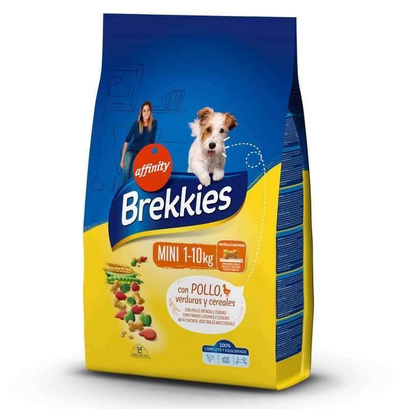 Корм сухий для дорослих собак малих порід Brekkies Dog Mini з куркою й овочами 3 кг (927401/8410650214160) - фото 6