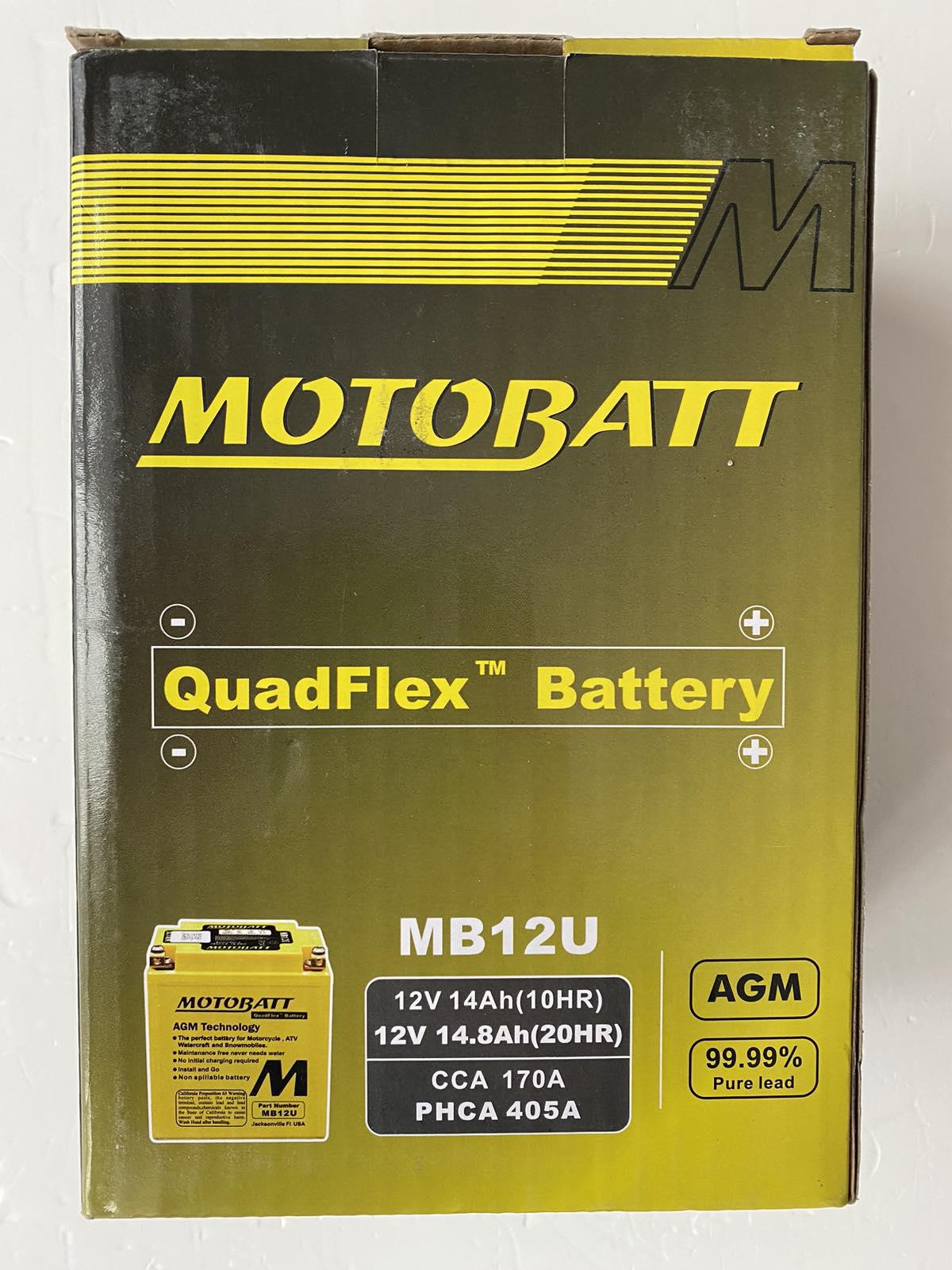 Аккумулятор MOTOBATT MB12U AGM 12V 15Ah 170 A вес 4,4 кг 135x80x161мм - фото 4