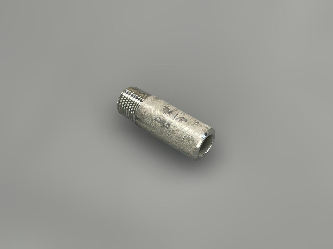 Різьба приварна коротка DN6 AISI304 BSPP Class-50 DIN 2982 н/ж сталь ніпель приварний 1/8" (29203006) - фото 2 Різьба приварна коротка DN6 AISI304 BSPP Class-50 DIN 2982 н/ж сталь ніпель приварний 1/8" (29203006) - фото 2