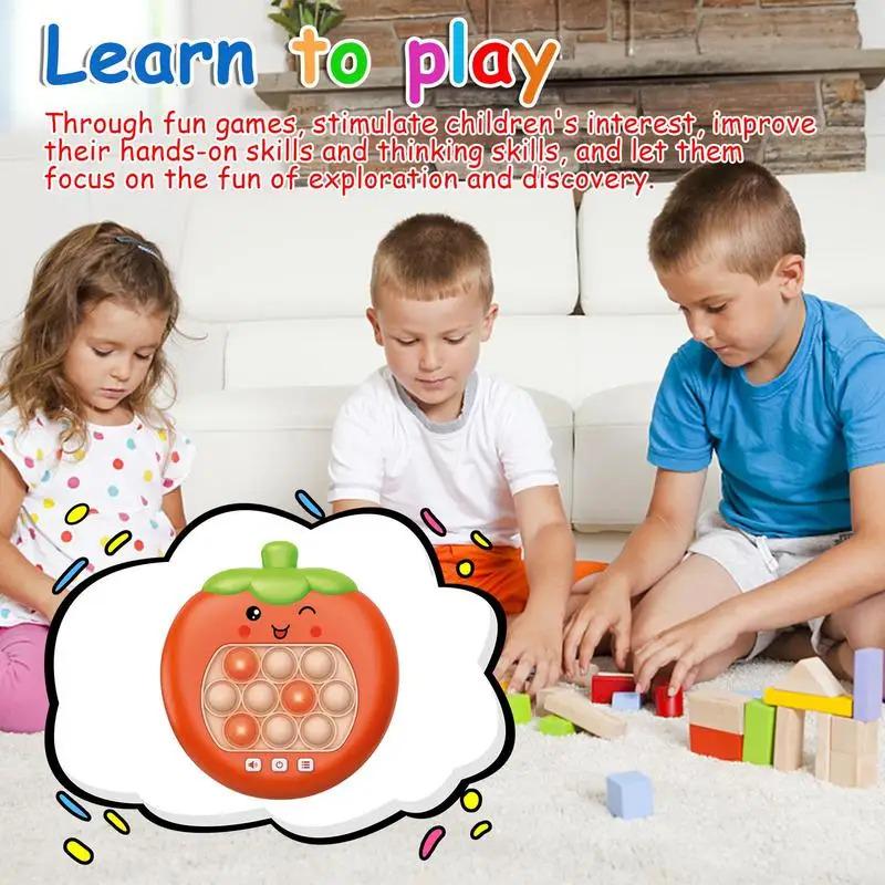 Интерактивная игрушка Quick Push Game Pop It Strawberry 999 уровней Red (13167299) - фото 3 Интерактивная игрушка Quick Push Game Pop It Strawberry 999 уровней Red (13167299) - фото 3