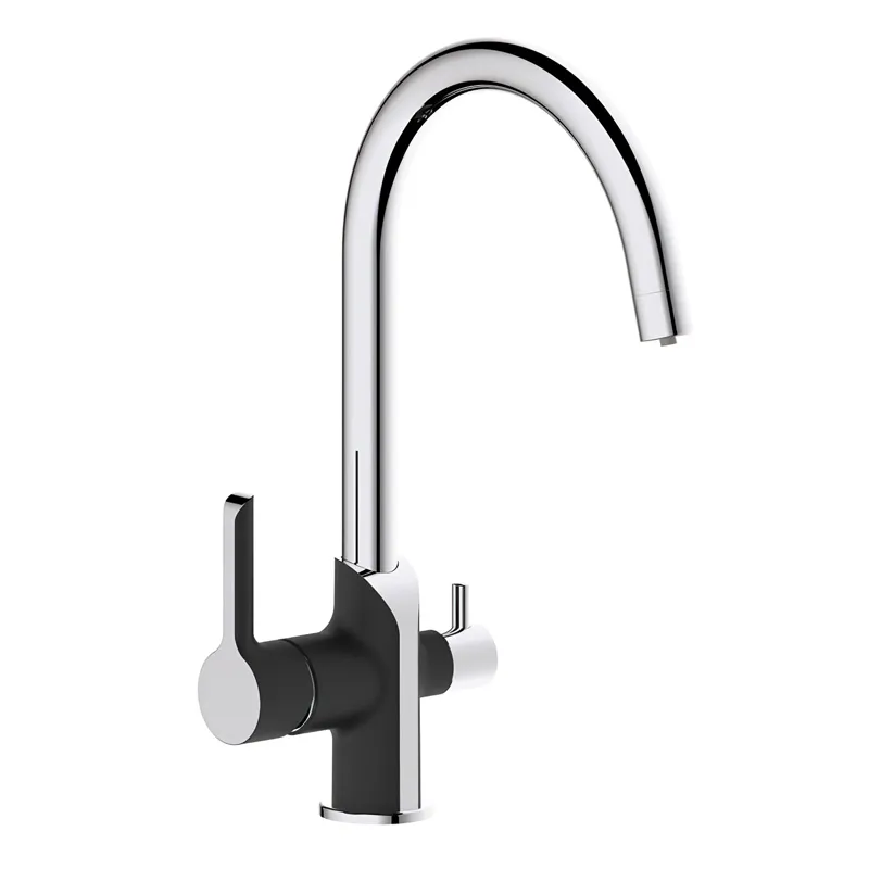 Змішувач для кухні на дві води MIXXUS Premium Edem 021 Black (MI5925) Змішувач для кухні на дві води MIXXUS Premium Edem 021 Black (MI5925)