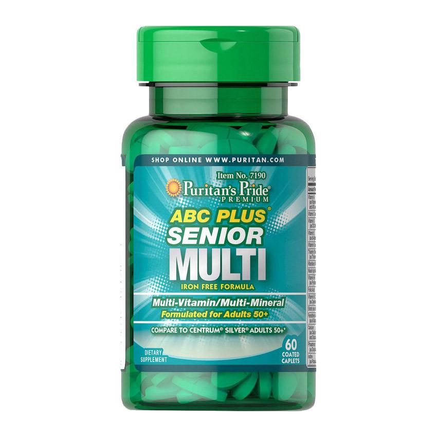Мультивитамины Puritan's Pride ABC Plus Senior Multi 60 капс. (08807-01)
