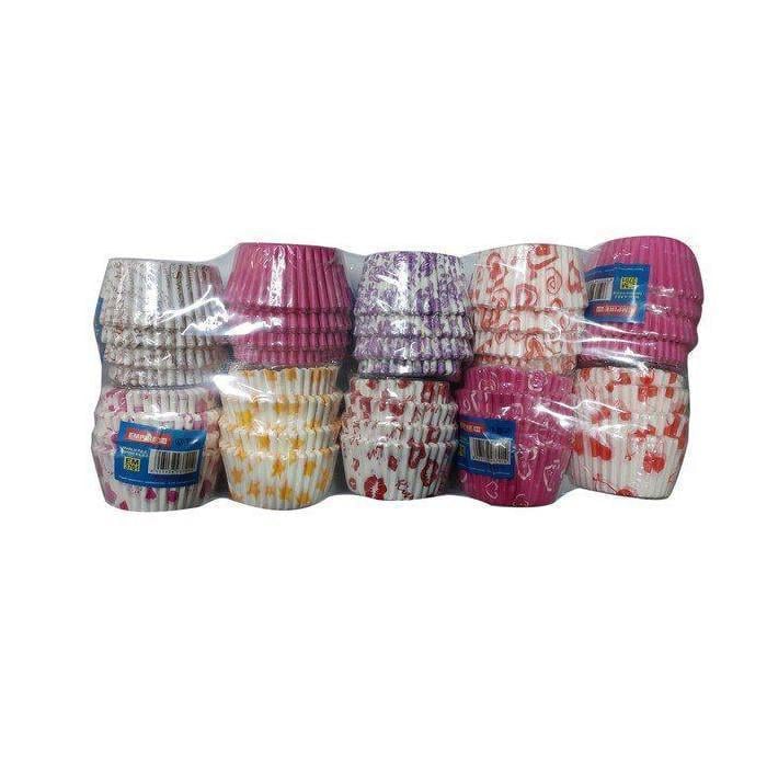 Формы для кексов бумажные 100 шт. 10 упак. (8226)