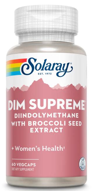 Комплекс для женского здоровья Дииндолилметан Solaray DIM Supreme 100 мг 60 капсул