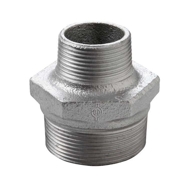 Ниппель редукционный Atusa Berg Montana чугун оцинкованный ЗЗ d 1 1/2"x1 1/4" (AKV-24525076)
