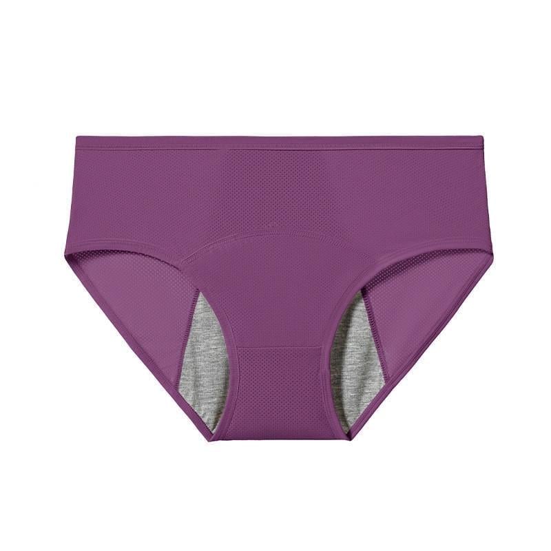 Трусы слипы для месячных от протеканий нейлон 2XL Фиолетовый - фото 3