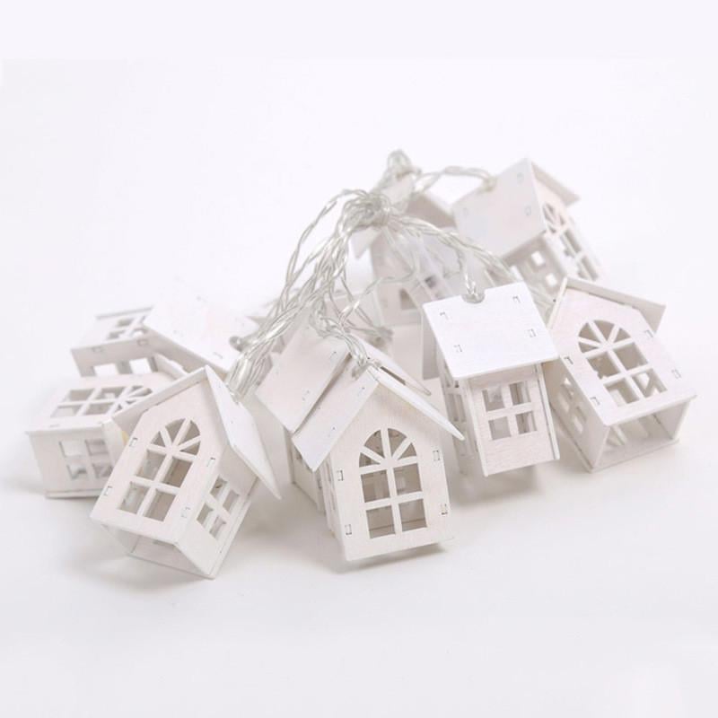 Гірлянда Будиночки 2 м 10 LED ламп на батарейках Жовтий (2035887253) - фото 5 Гірлянда Будиночки 2 м 10 LED ламп на батарейках Жовтий (2035887253) - фото 5