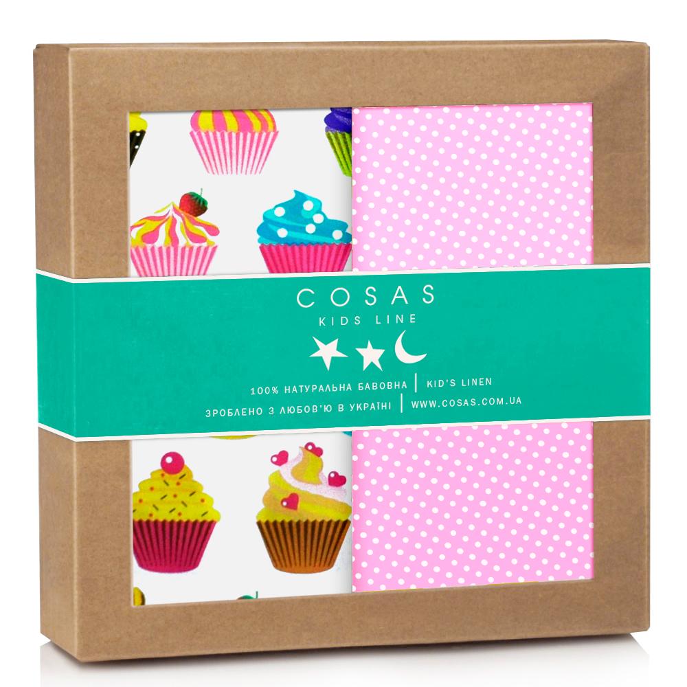 Набір пелюшок Cosas Cakes Dots 80х100 см 2 шт. (4822063495274)