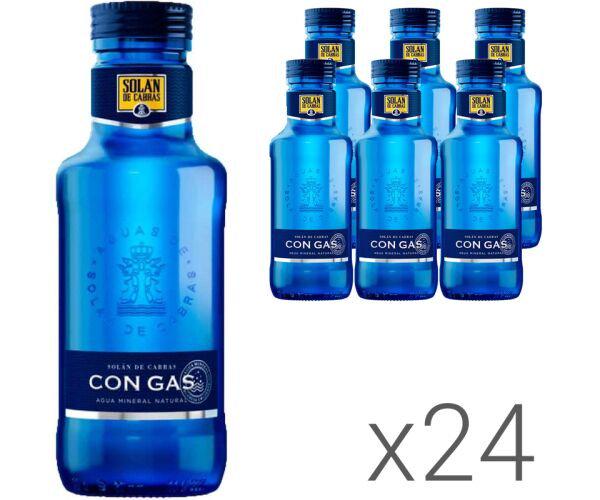 Вода минеральная среднегазированная Solan De Cabras 24 шт. х 0,33 л (18592) - фото 2