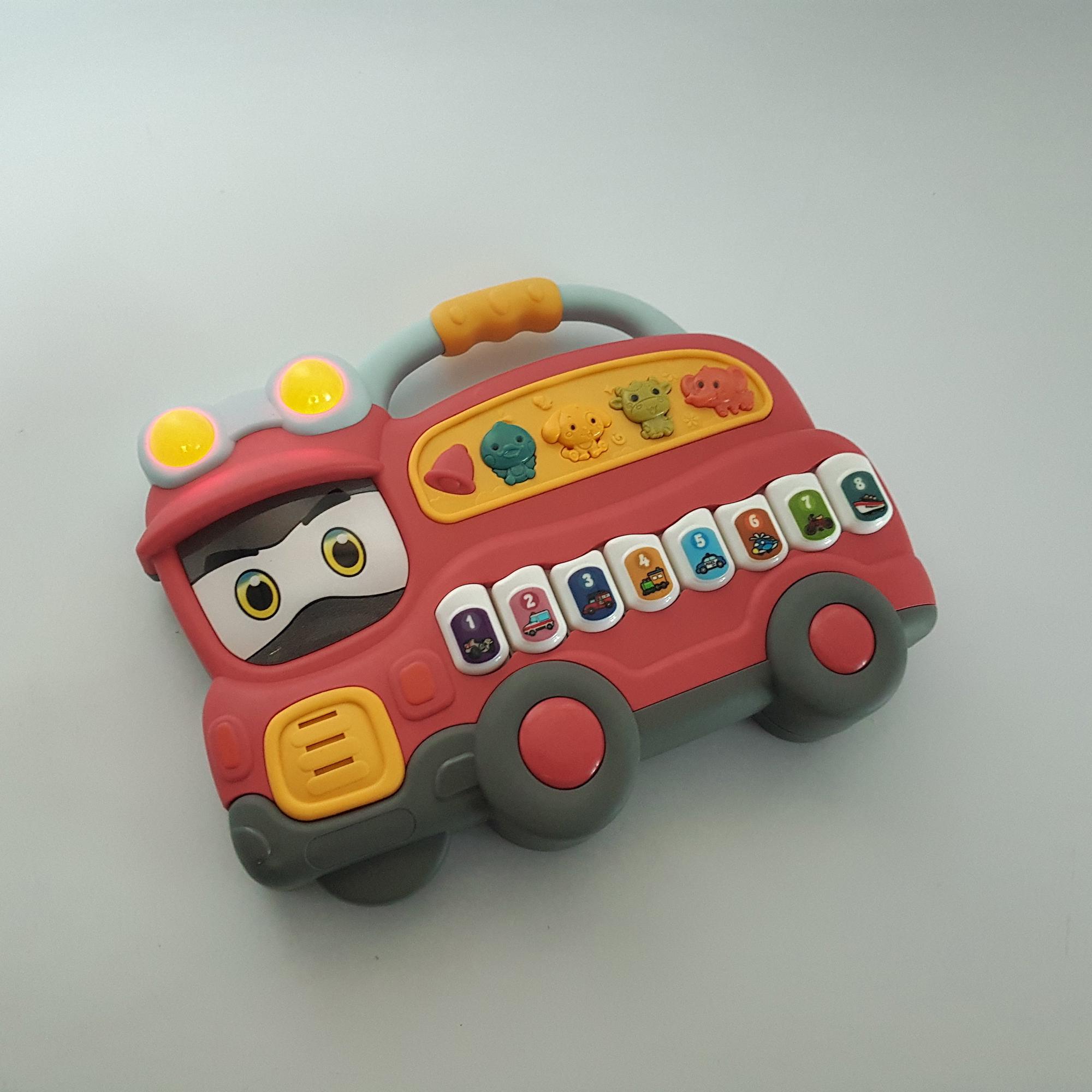 Іграшка музичний автобус TK Union Group з підсвічуванням 26 см Червоний (120549) - фото 2 Іграшка музичний автобус TK Union Group з підсвічуванням 26 см Червоний (120549) - фото 2