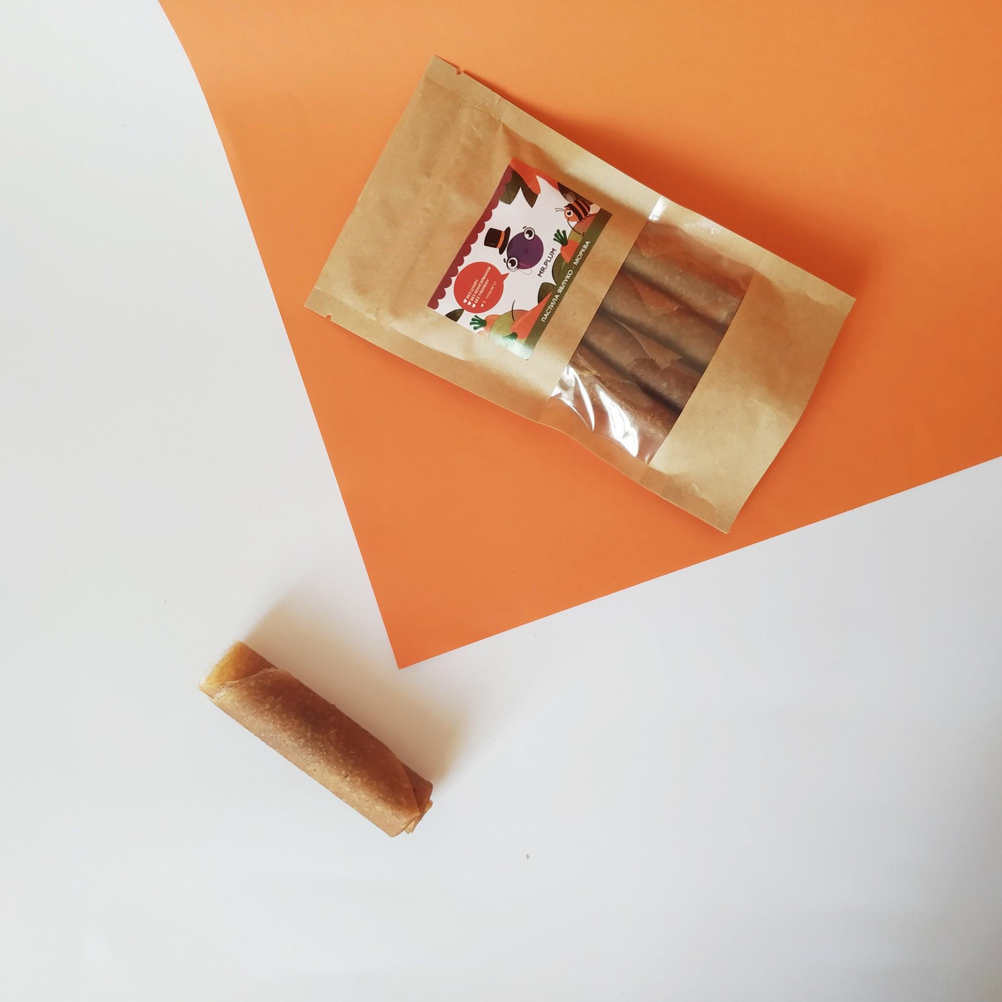 Пастила натуральная Mr.Plum Яблоко-Морковь 50 г - фото 3