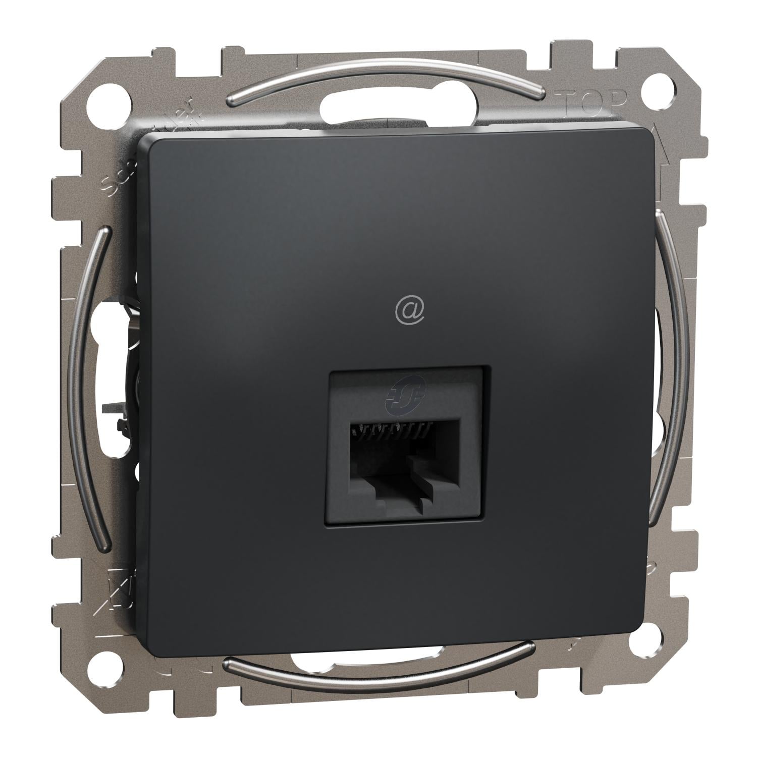 Розетка комп'ютерна Schneider Electric Sedna Design RJ45 6 UTP Чорний (SDD114461) Розетка комп'ютерна Schneider Electric Sedna Design RJ45 6 UTP Чорний (SDD114461)