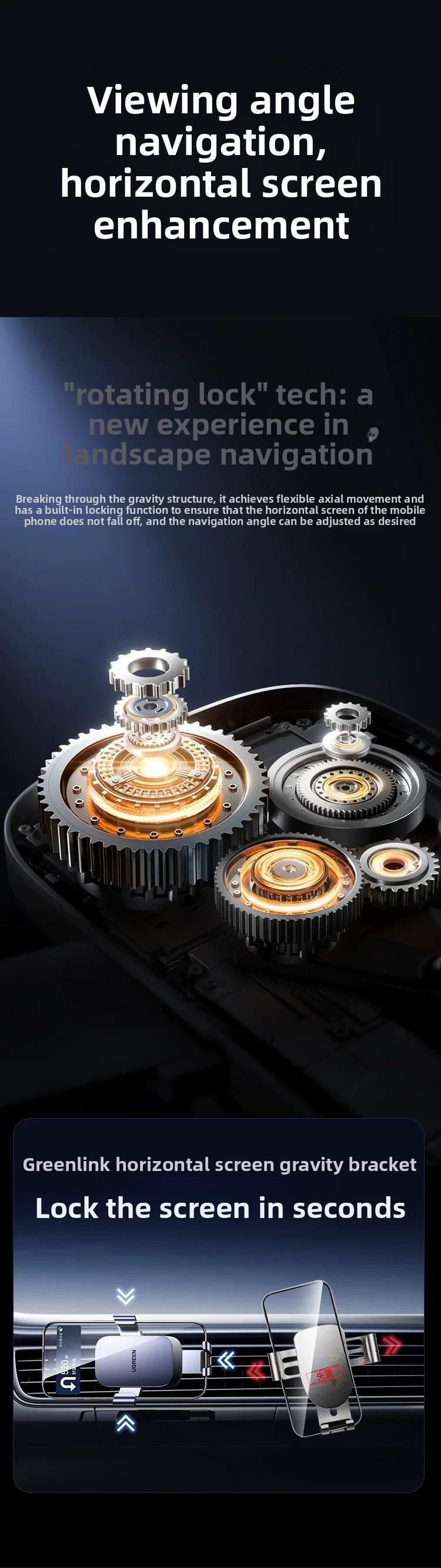 Держатель автомобильный Ugreen (55548) - фото 7