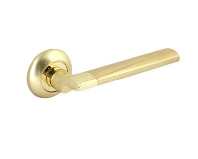 Комплект раздельных ручек Apecs Megapolis H-0892-Cairo GM/G Золотой матовый/Золотой (1895211137)