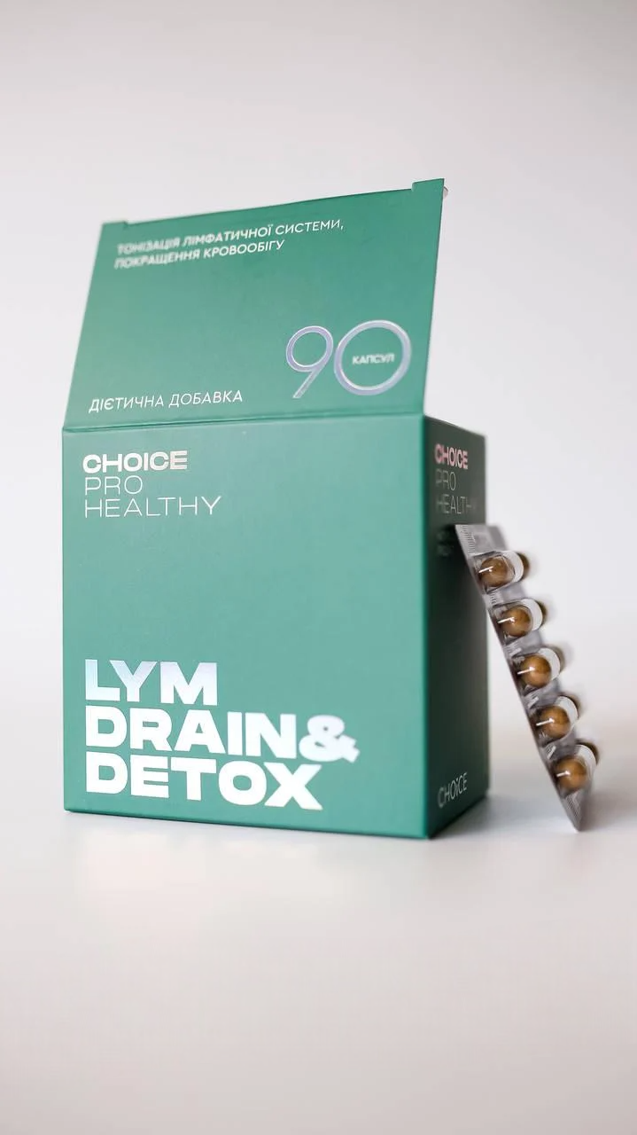 Очистка организма Choice LYM DRAIN&DETOX дренаж лимфатической системы 90 кап. (2519373826)