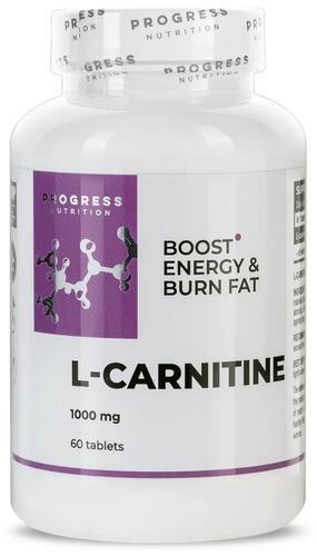 Добавка L-Карнитин Progress L-Carnitine 1000 мг 60 tab (PN-360)