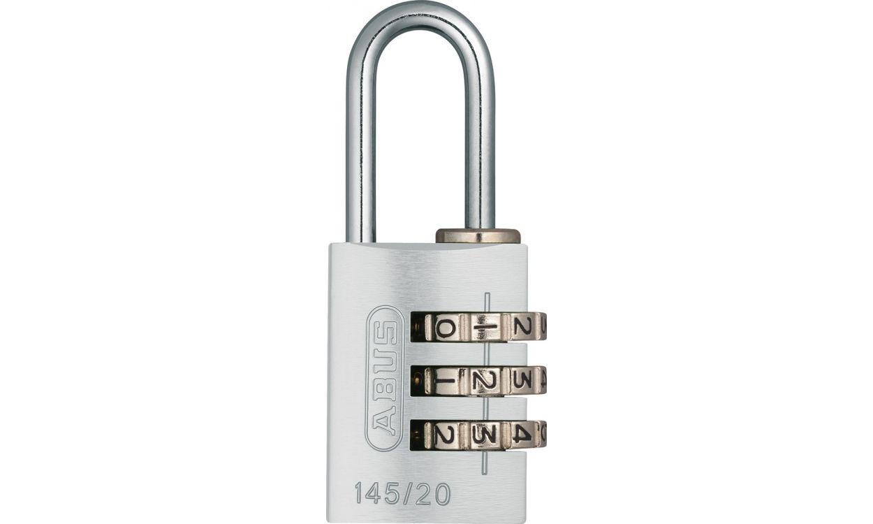 Замок навісний Abus 145/20 Combination Lock Silver - фото 1