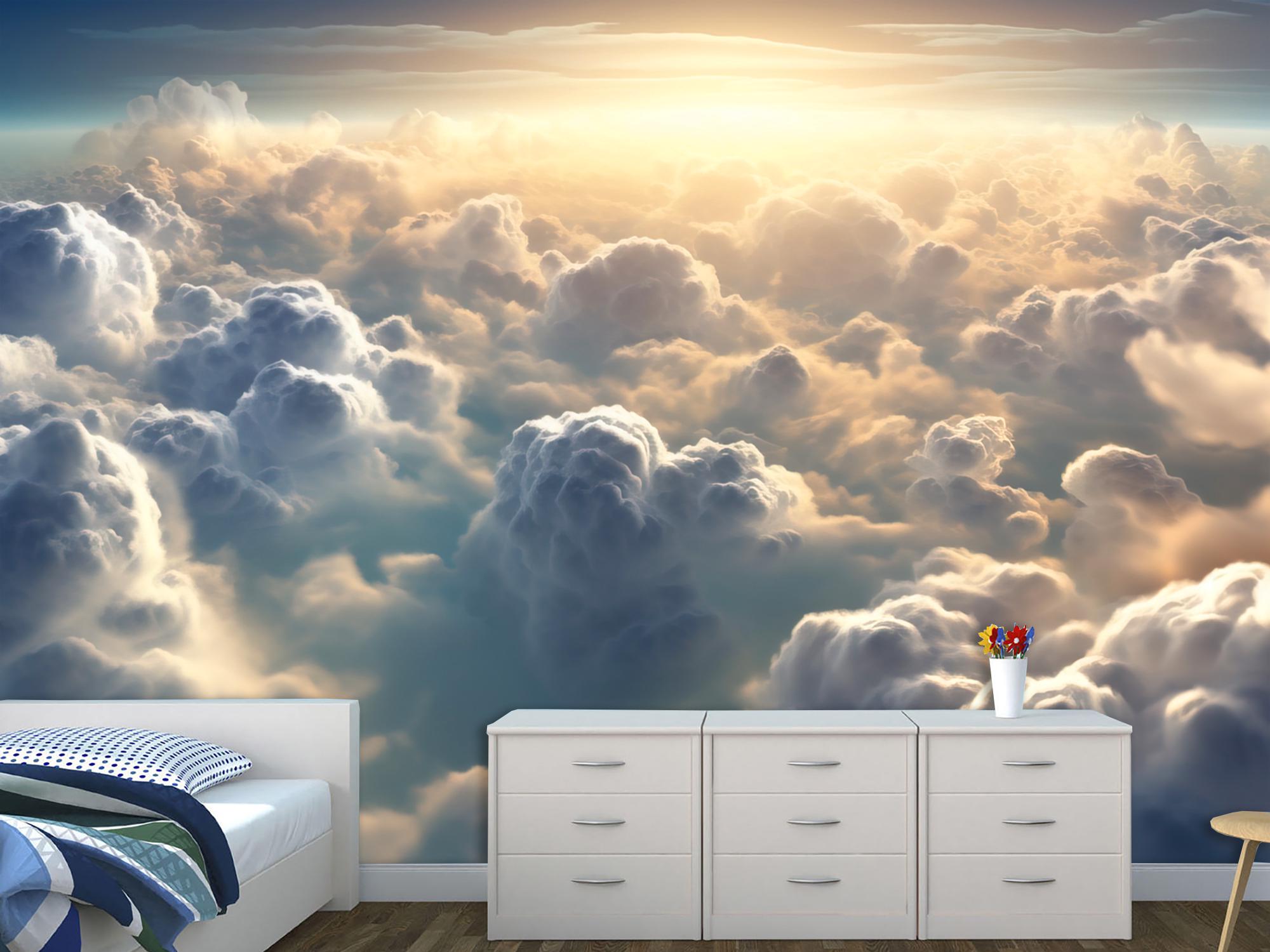 Фотошпалери флізелінові Upstream Хмари в променях сонця 368х245 см (S5NTR-093/7) - фото 5 Фотошпалери флізелінові Upstream Хмари в променях сонця 368х245 см (S5NTR-093/7) - фото 5