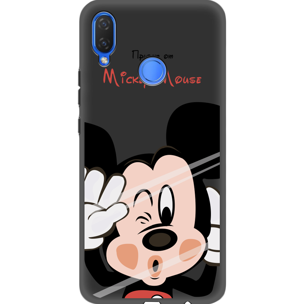 Чехол Boxface Huawei P Smart Plus Mister M Черный силикон (34912-cc58-35159)