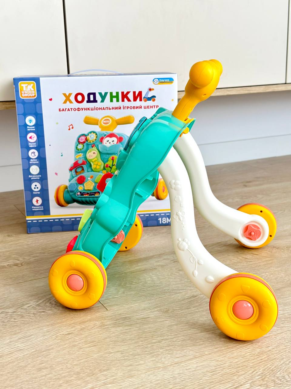 Ходунки-каталка детские TK Group YL622 музыкальный толокар Голубой (1964976739) - фото 8 Ходунки-каталка детские TK Group YL622 музыкальный толокар Голубой (1964976739) - фото 8