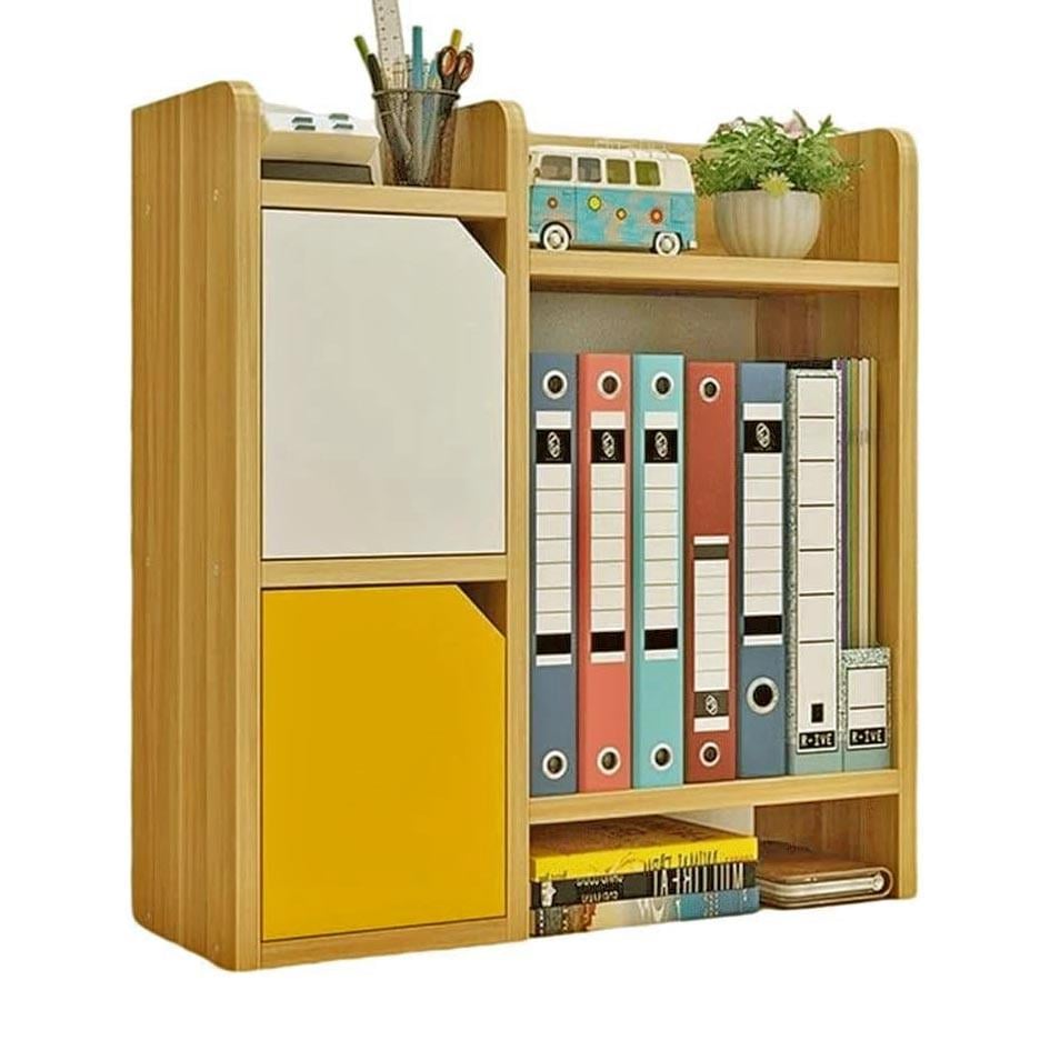 Полка-надстройка настольная из дерева Нориса карри-зефир (АКД-00870320)