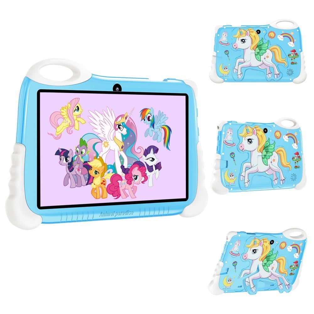 Планшет DSK D02 с единорогом под сим карту на Android 7 Синий (D02) - фото 2