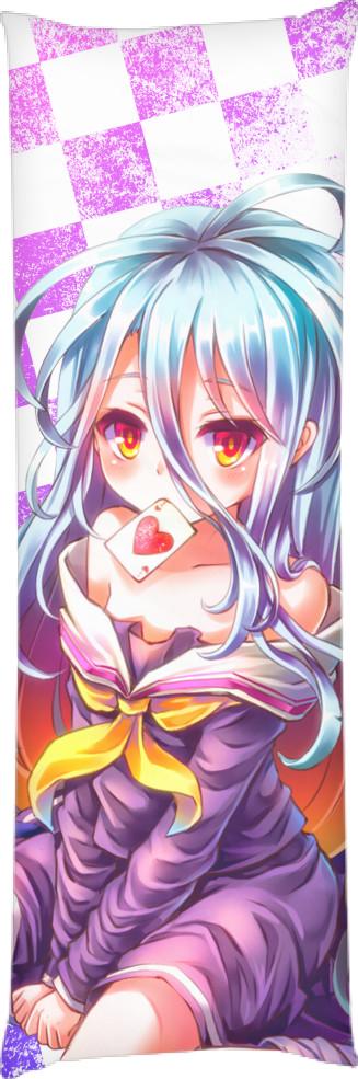 Подушка дакимакура No Game no Life 1 40x100 см (13549328)