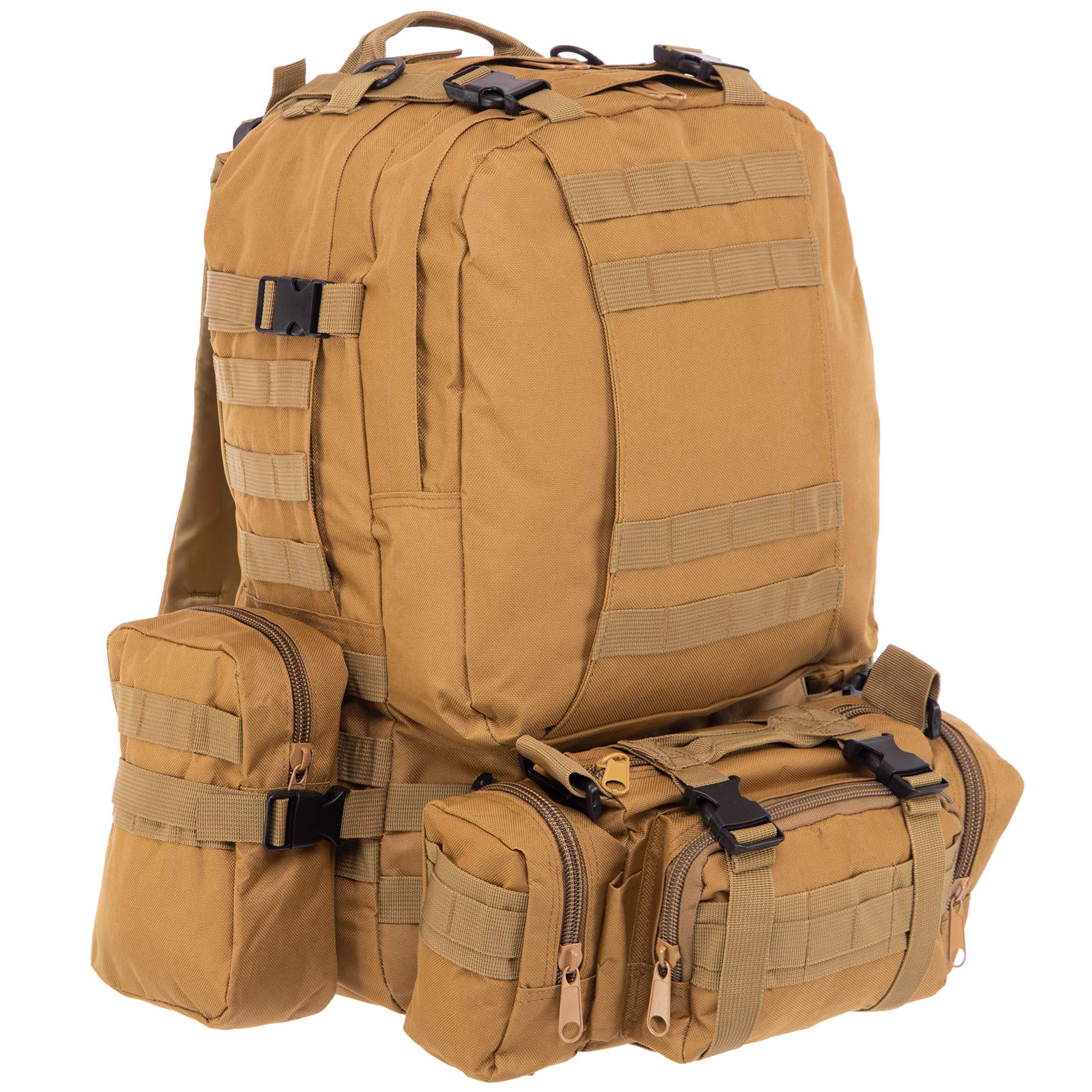 Рюкзак рейдовый SP-Sport 50х34х15+10 см 55 л Хаки (ZK-5504)