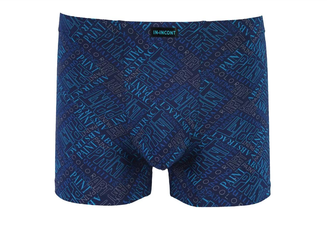 Мужские трусы IN.INCONT Полу-батал 3XL р. 50-52 Синий (20315)
