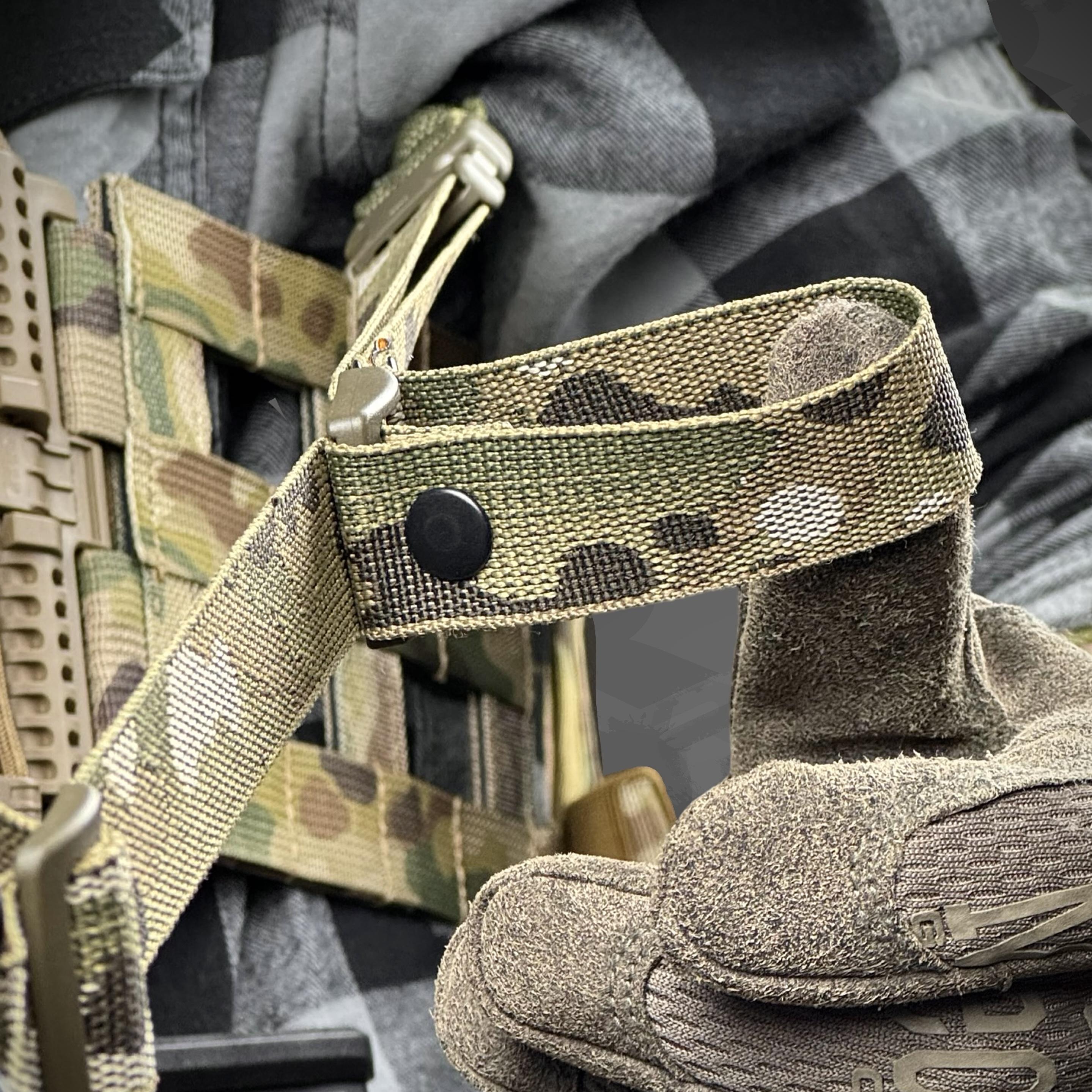 Ремінь для зброї одно/двоточковий еластичний Ragnarok FORSETI Мультикам - фото 6