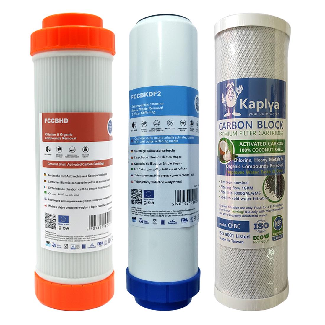 Набор картриджей Aquafilter Kaplya усиленная очистка/защита от бактерий умягчение (2247524184) Набор картриджей Aquafilter Kaplya усиленная очистка/защита от бактерий умягчение (2247524184)