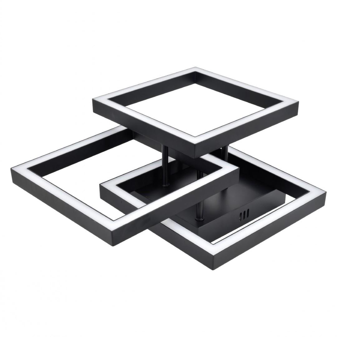 LED-люстра RM-65-BK с пультом ДУ 65 Вт 3000-6000К 300-5200 Lm Черный (V6919120230638)