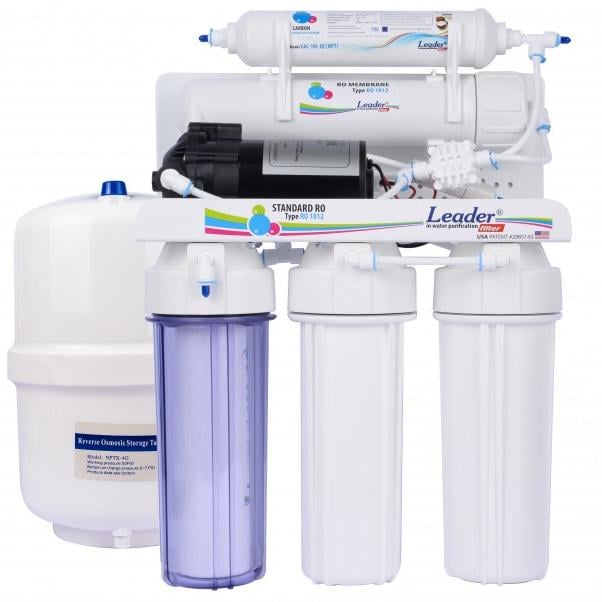 Фильтр обратного осмоса с насосом Leader Standart RO-5 P (2404)