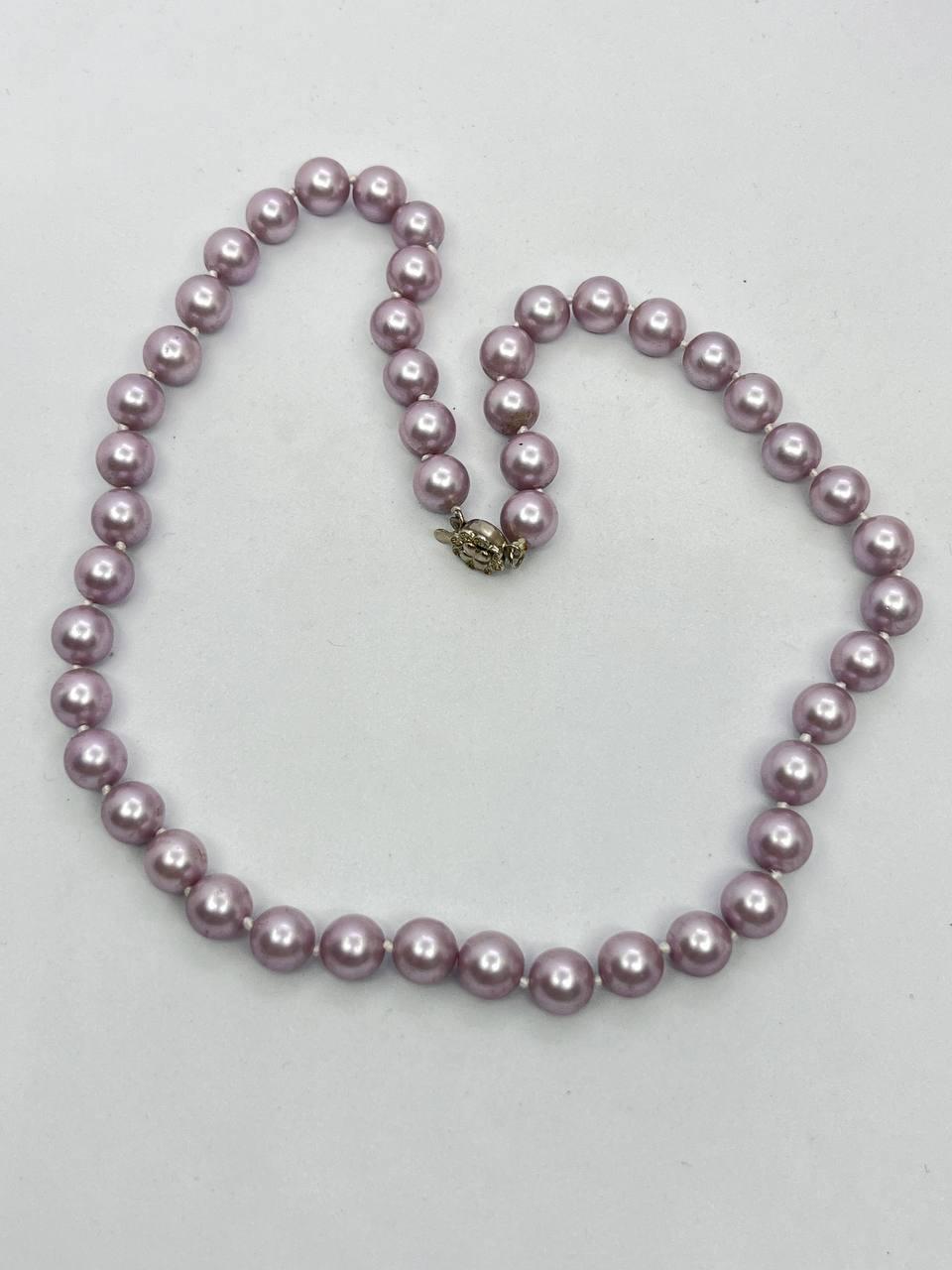 Намисто майорка 44 см Фіолетовий (10464)