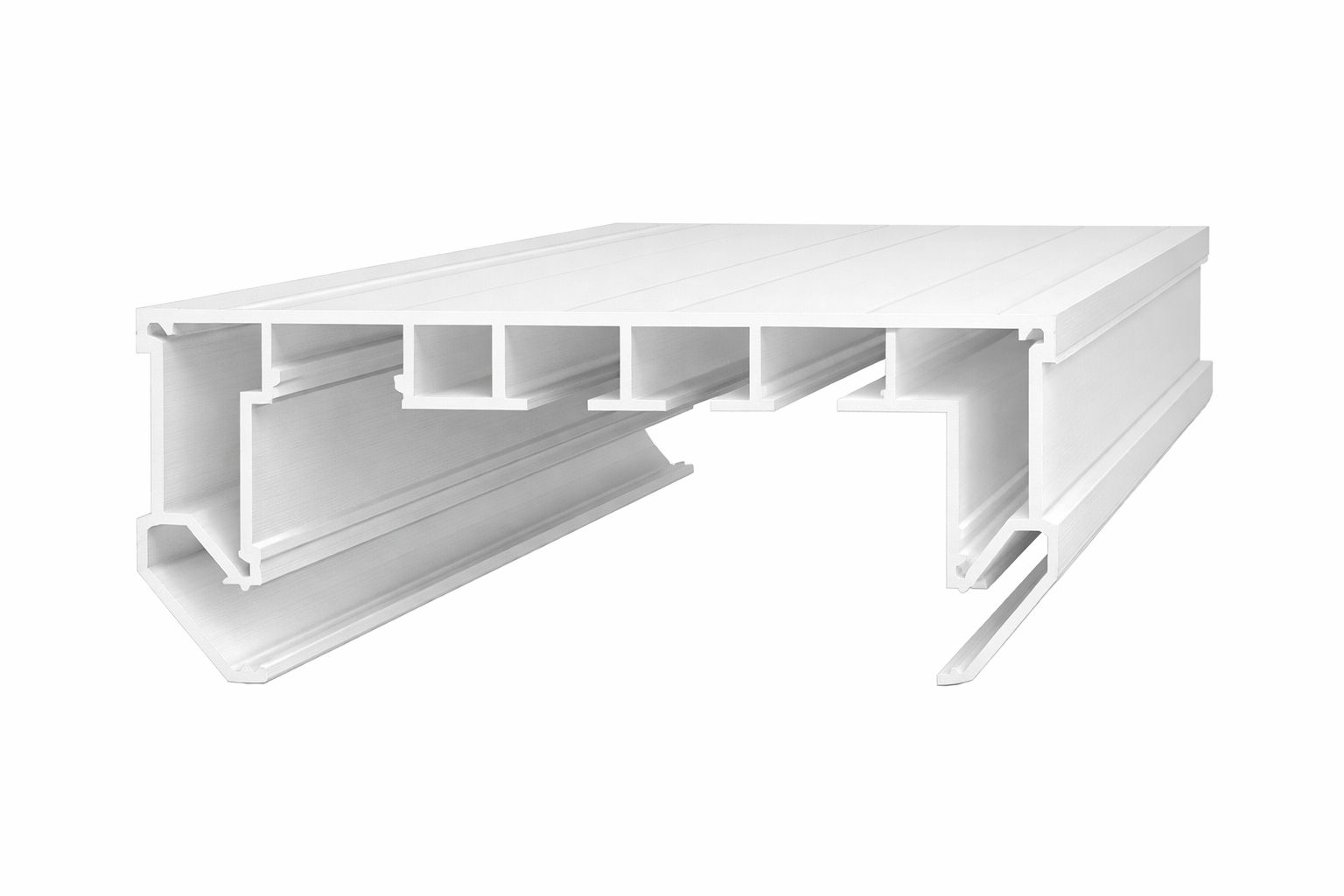 Профиль-карниз скрытый SENS 8 ArtLine для натяжных потолков алюминиевый 3,2 м Белый (UK25_3,2Бил)
