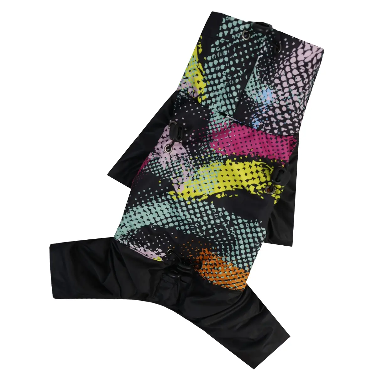 Дождевик Dogs Bomba с фиксаторами Абстракция р.  9