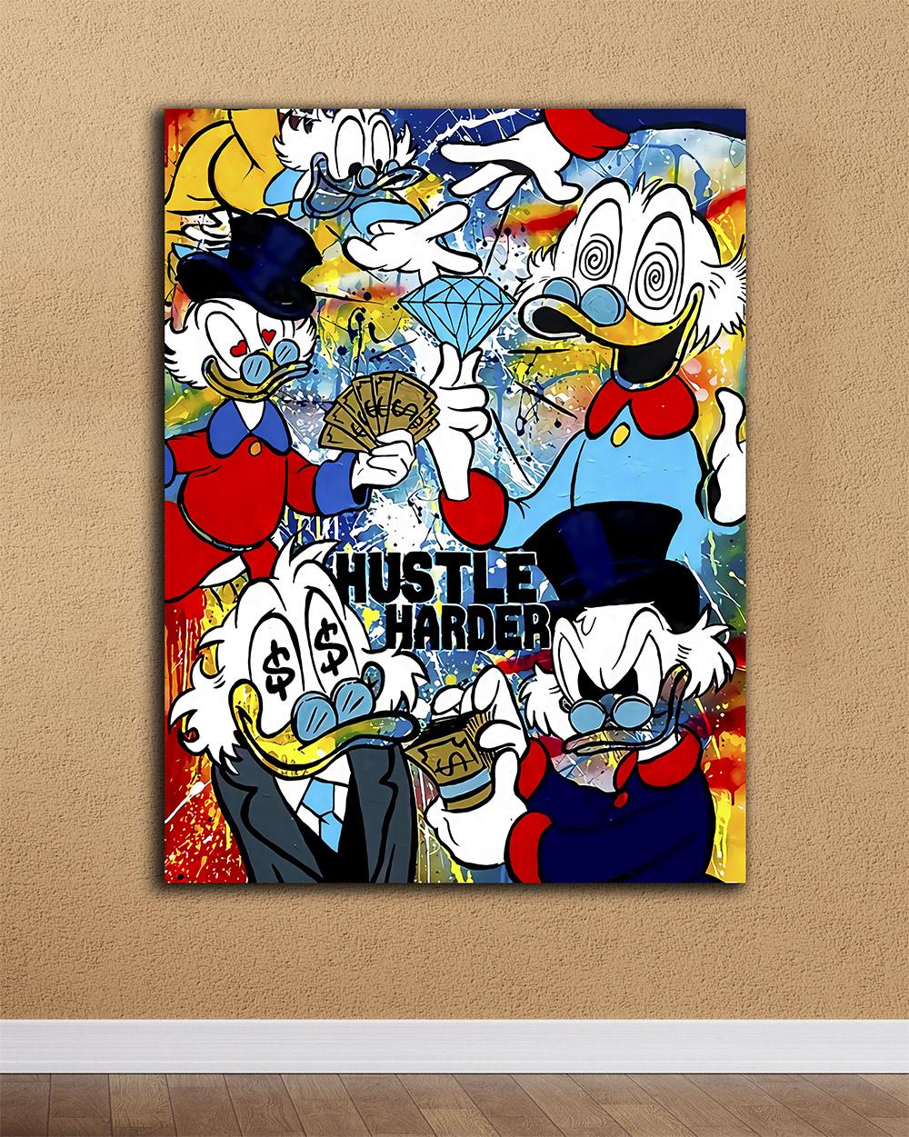 Картина в офис Scrooge Hustle 30х40 см (MIX-155)