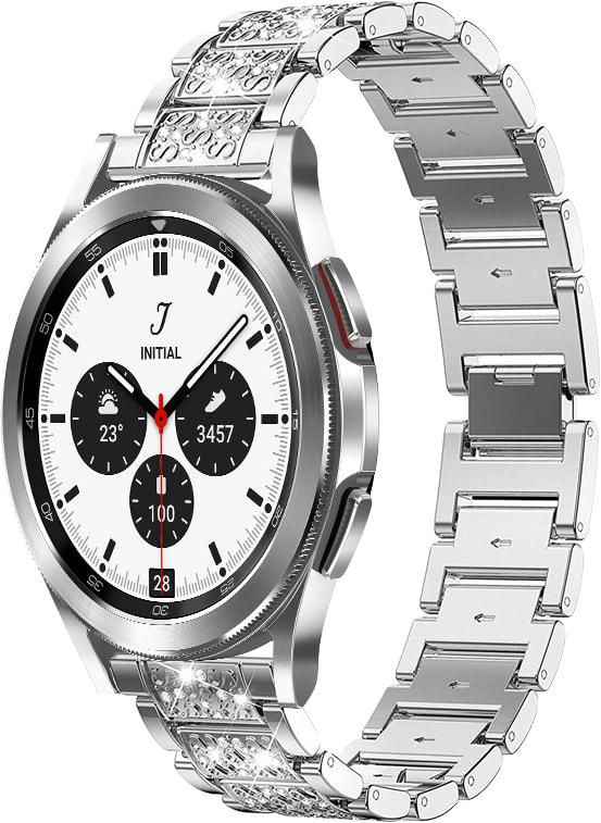 Браслет металлический Glam для Galaxy Watch 4 Classic 42 мм Silver (32794-59) Браслет металлический Glam для Galaxy Watch 4 Classic 42 мм Silver (32794-59)