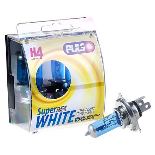 Лампи галогенні PULSO H4 P43T 24 V 75/70 W Super White