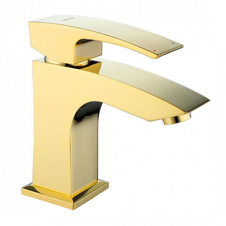 Смеситель для умывальника Gappo G1007-13 Золотой (1045060) Смеситель для умывальника Gappo G1007-13 Золотой (1045060)