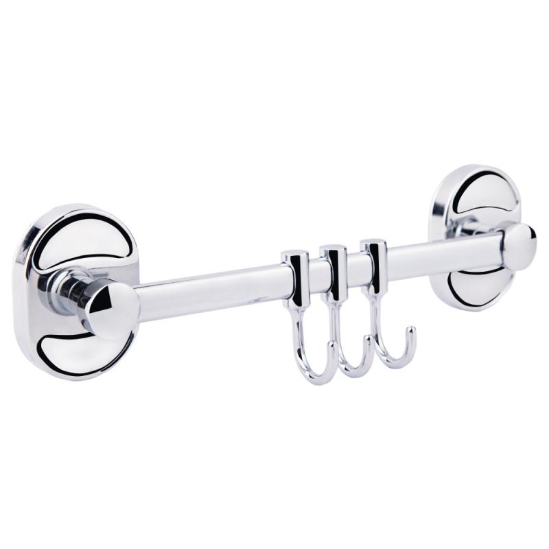 Планка з 3-ма рухомими гачками Lidz (CRM)-114.08.03 (8597)