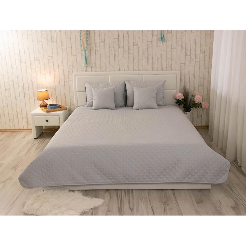 Покривало двостороннє Руно велюр 180x220 см Персиковий (28092603) - фото 6