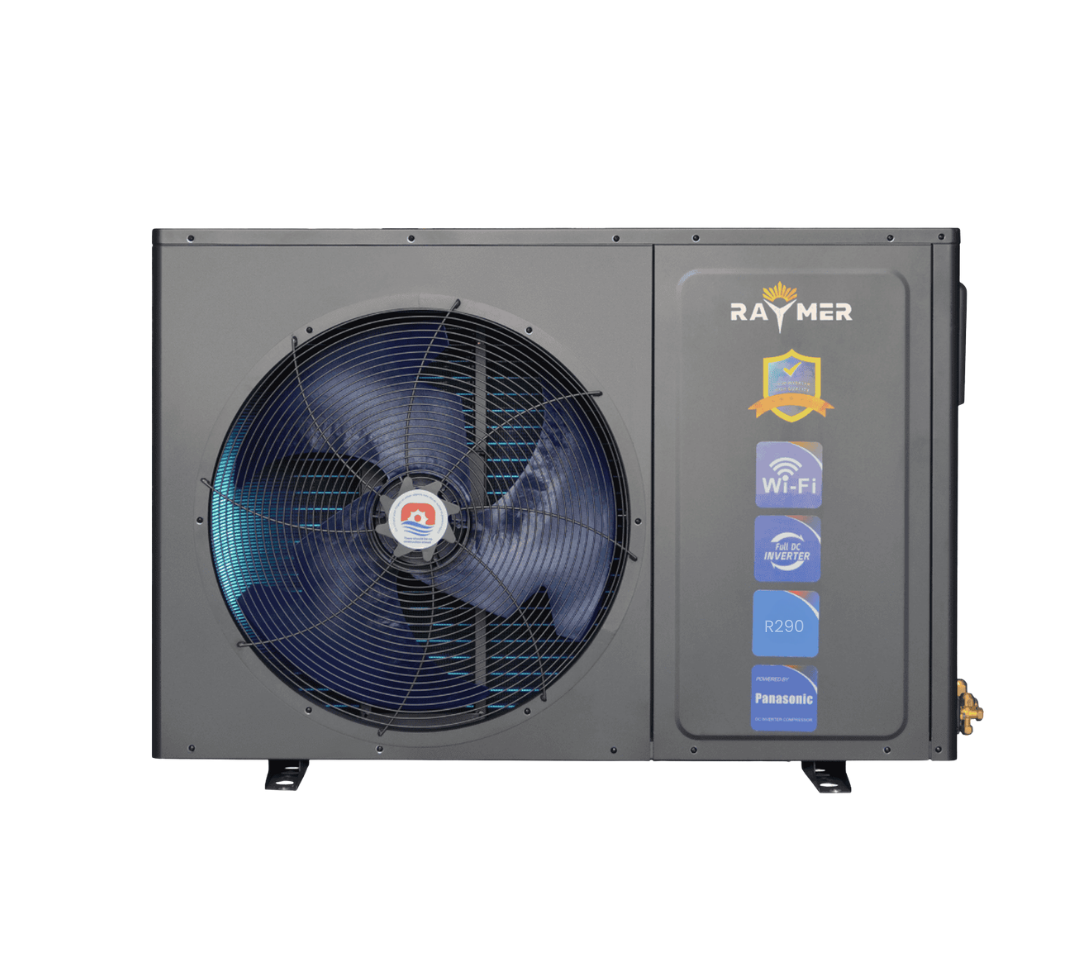 Інверторний тепловий насос повітря-вода Raymer RAY-10MNG-EVI 220 В 10 кВт -30 °C/+45 °C до 120 м2 R290 високотемпературний до 70 °C