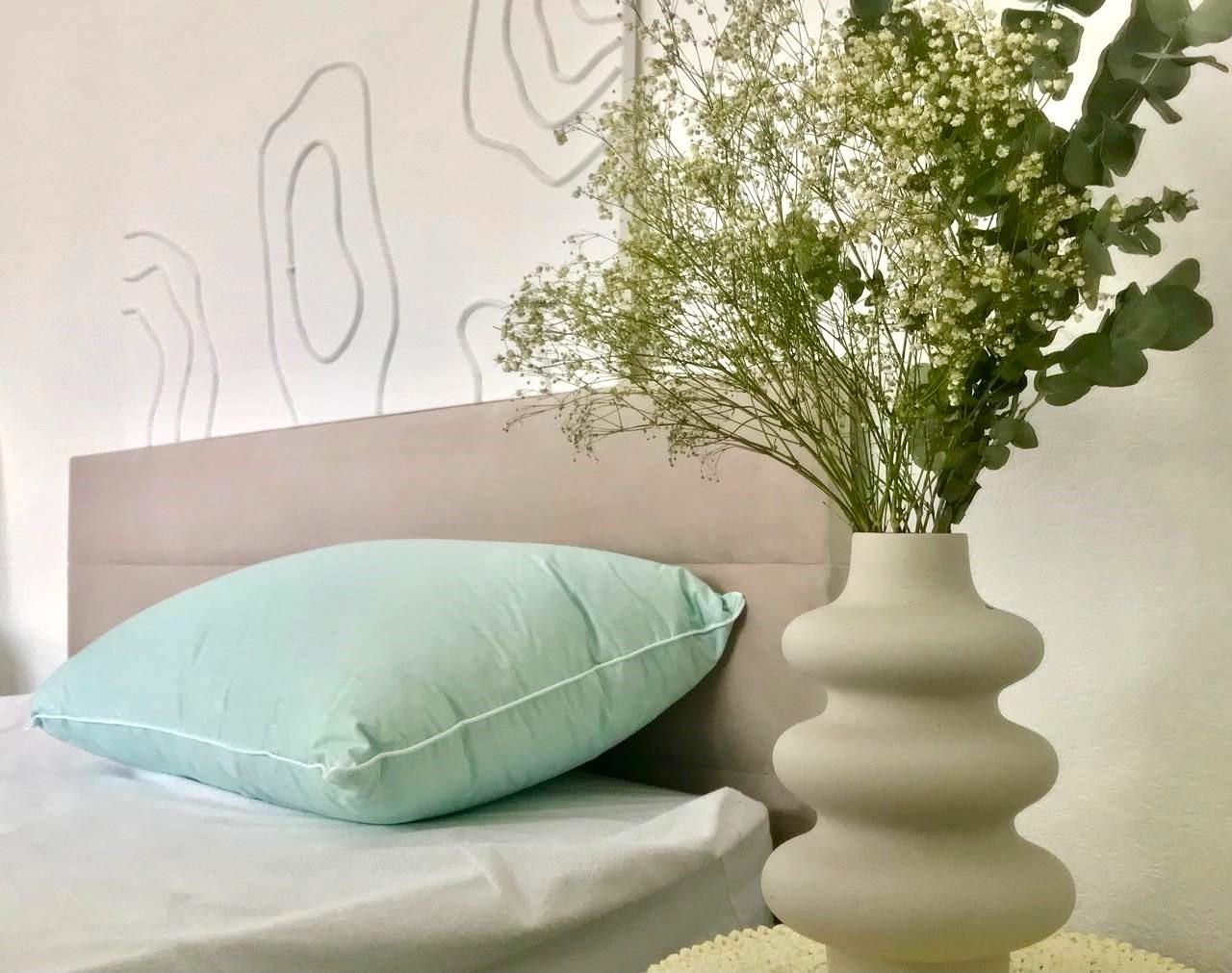 Подушка Ecotton 40-0794 пухова 100% 50х70 см Blue