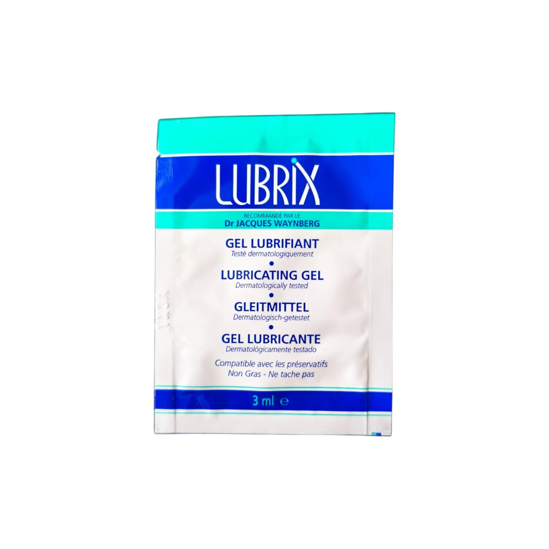 Лубрикант пробник Lubrix интимный гель на водной основе увлажняющий безопасный без парабенов 3 мл