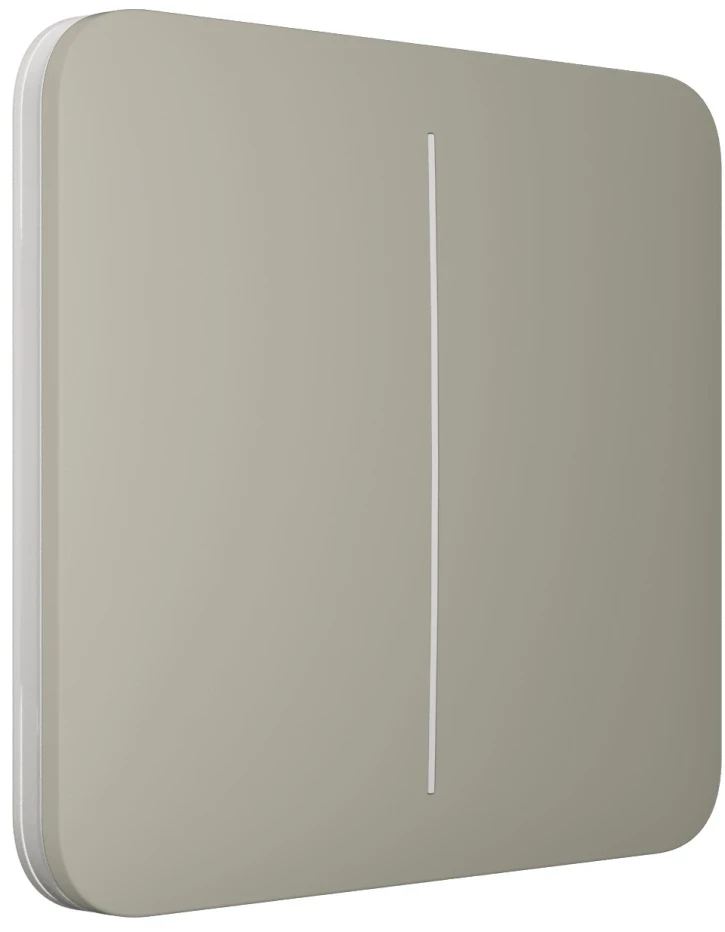 Вимикач Ajax LightSwitch 2-клавішний Olive (2890076046)