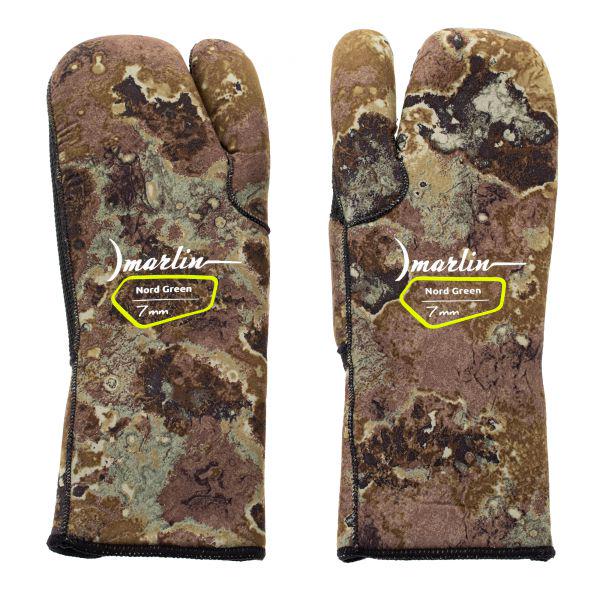 Рукавички трипалі Marlin Nord Green 7 мм L Рукавички трипалі Marlin Nord Green 7 мм L